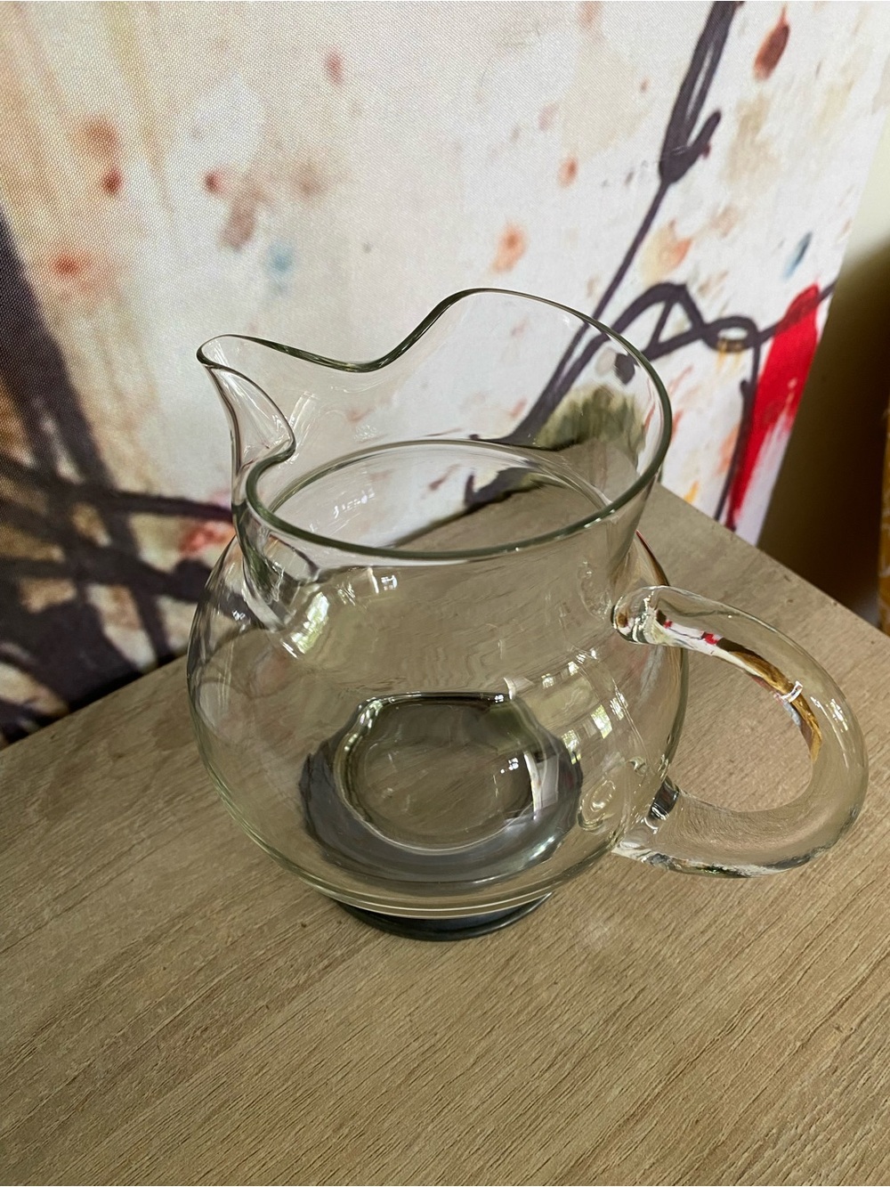 Vintage Wallace Crystal Pitcher With Sterling Silver Base